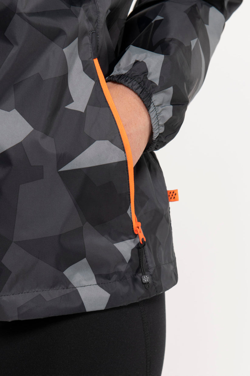 Black Camo Mac-In-A -Sac Origin II Rain Coat