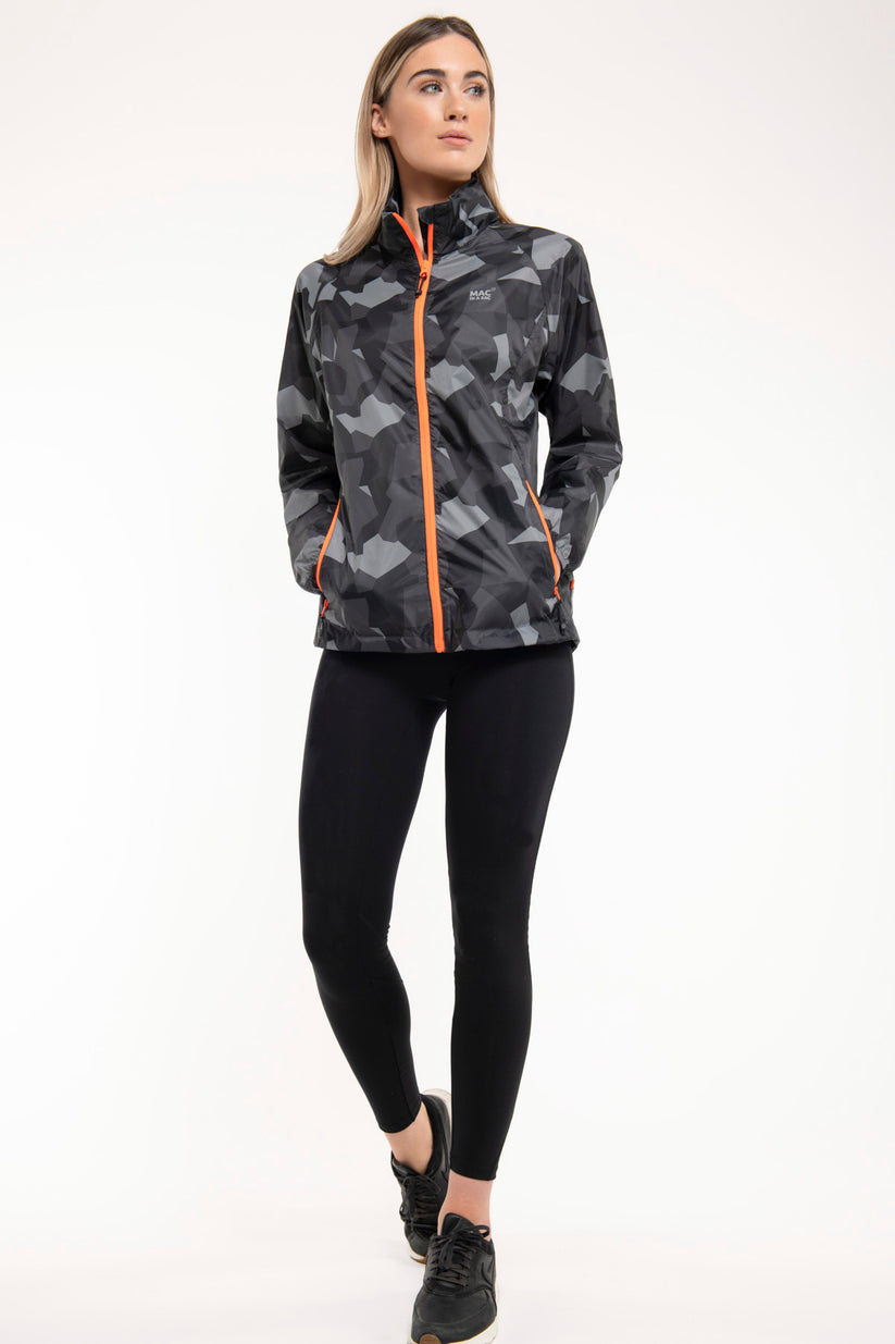 Black Camo Mac-In-A -Sac Origin II Rain Coat