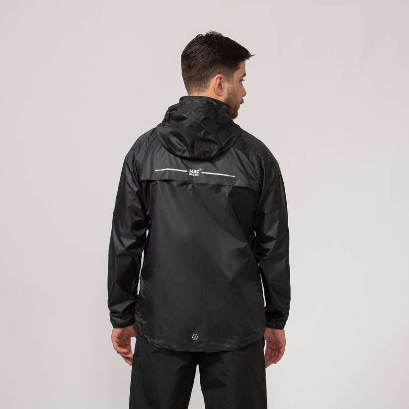 Jet Black Mac-In-A -Sac Origin II Rain Coat