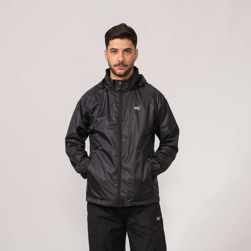 Jet Black Mac-In-A -Sac Origin II Rain Coat