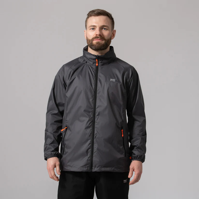 Charcoal Mac-In-A -Sac Origin II Rain Coat