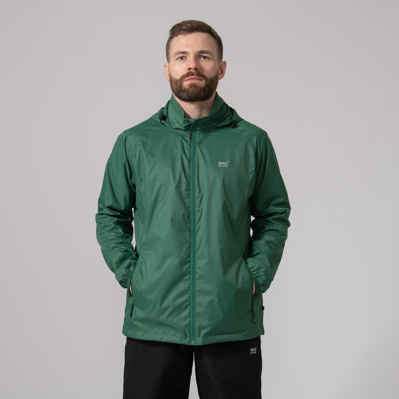 Forest Green Mac-In-A -Sac Origin II Rain Coat