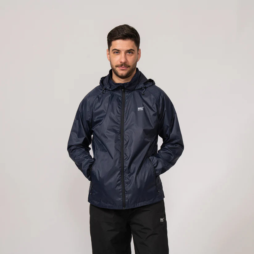 Navy Blue Mac-In-A -Sac Origin II Rain Coat