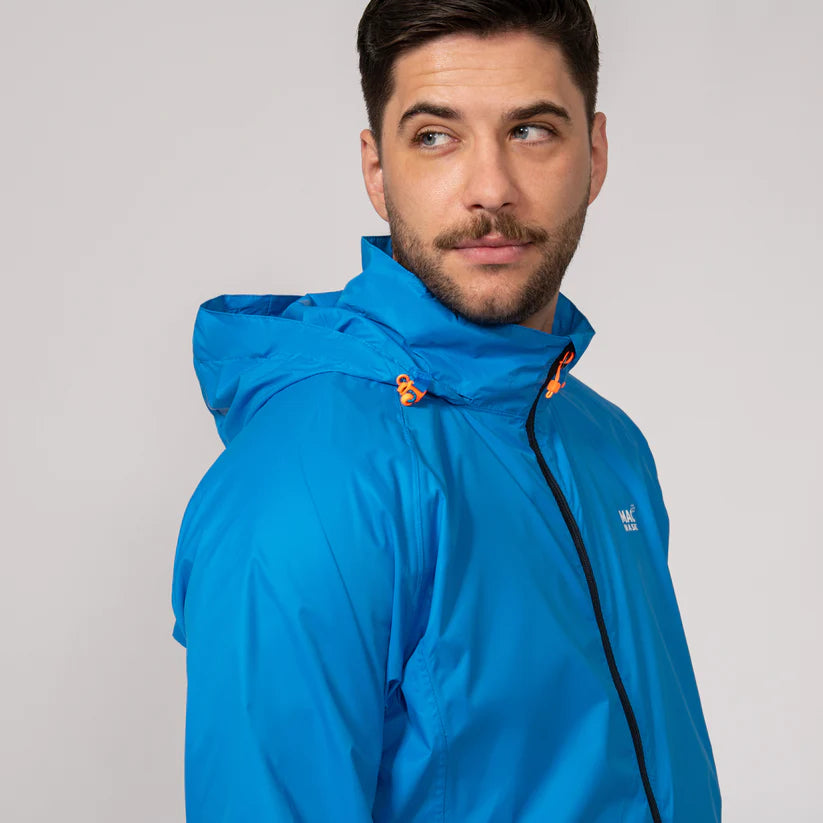 Ocean Blue Mac-In-A -Sac Origin II Rain Coat