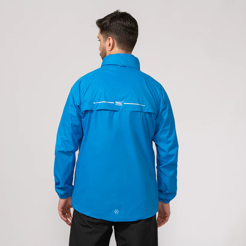 Ocean Blue Mac-In-A -Sac Origin II Rain Coat