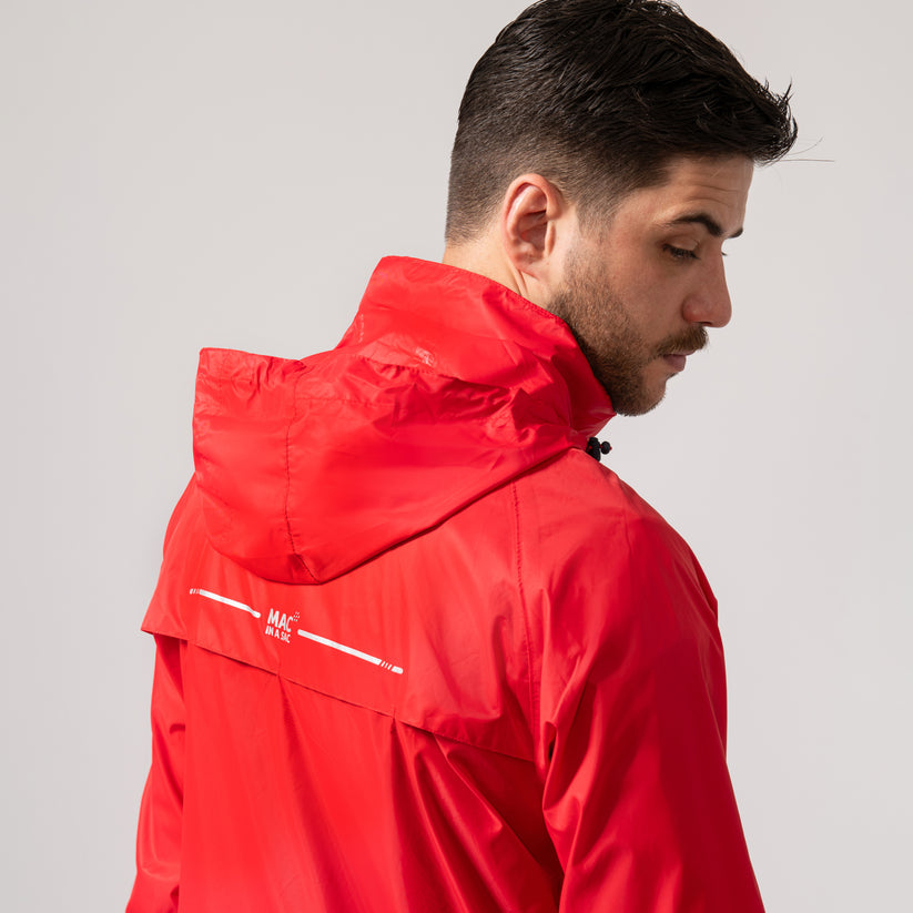 Red Mac-In-A -Sac Origin II Rain Coat