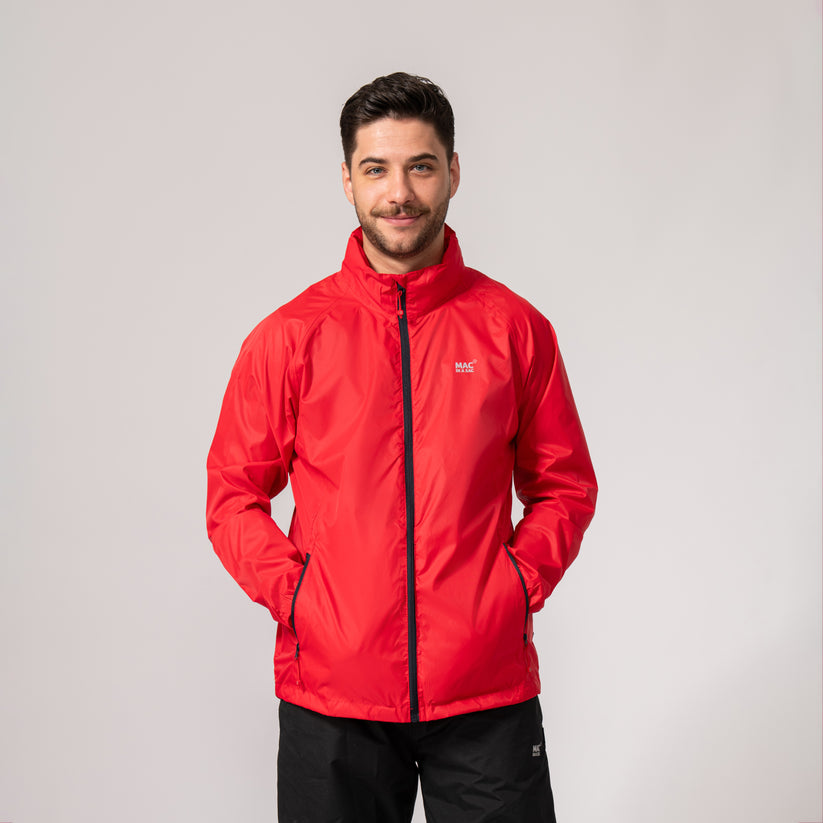 Red Mac-In-A -Sac Origin II Rain Coat