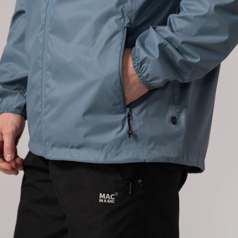Steel Grey Mac-In-A -Sac Origin II Rain Coat