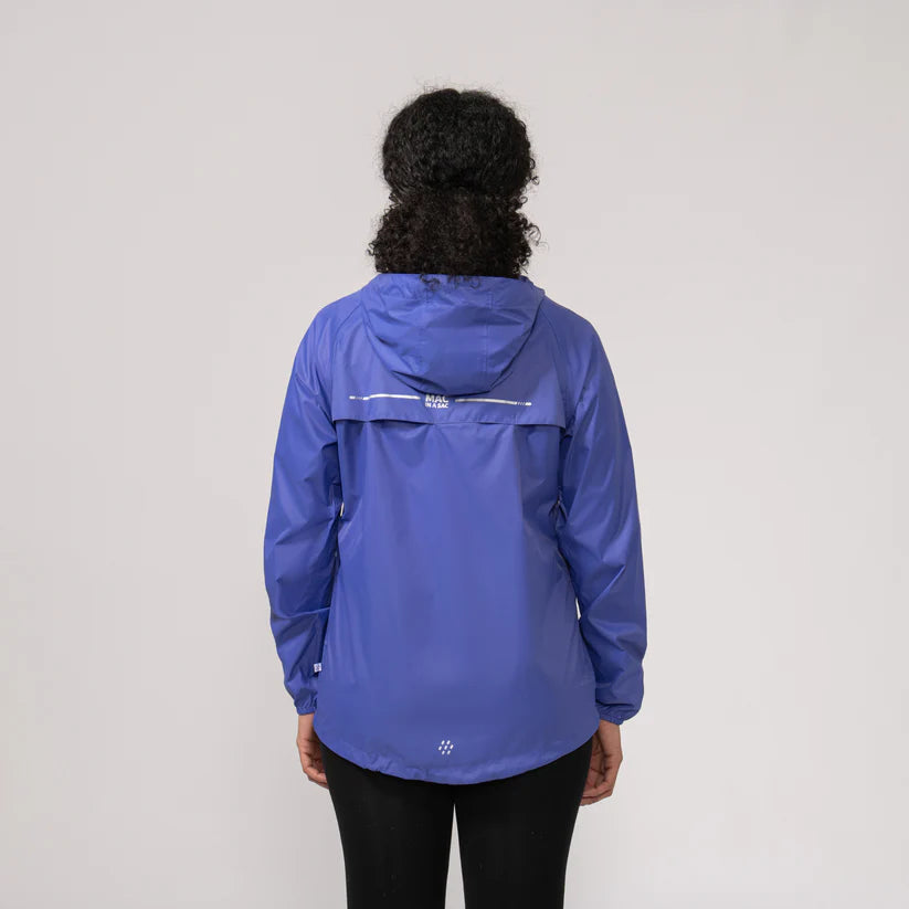 Ultra Violet Purple Blue Mac-In-A -Sac Origin II Rain Coat