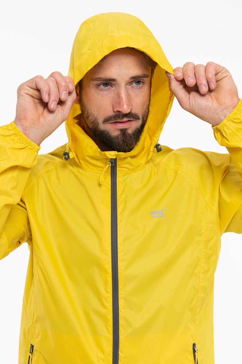 Yellow Mac-In-A -Sac Origin II Rain Coat