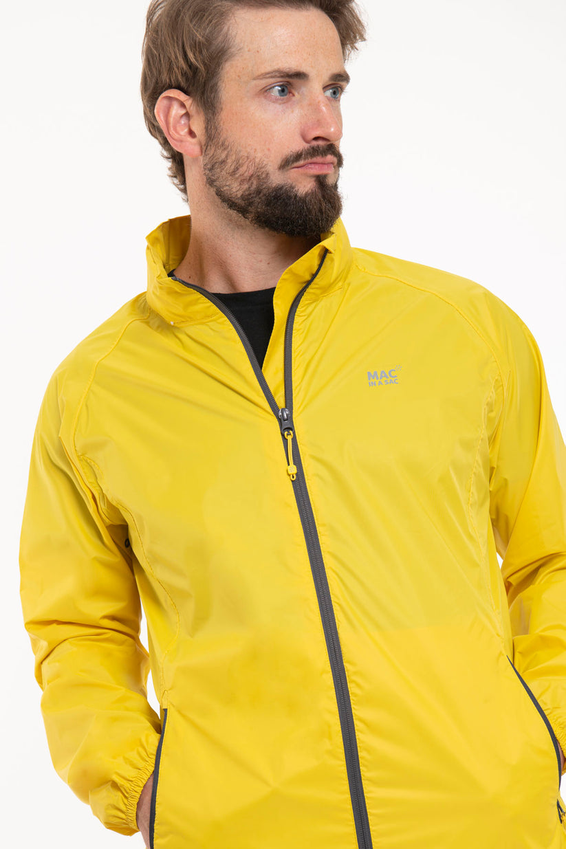 Yellow Mac-In-A -Sac Origin II Rain Coat