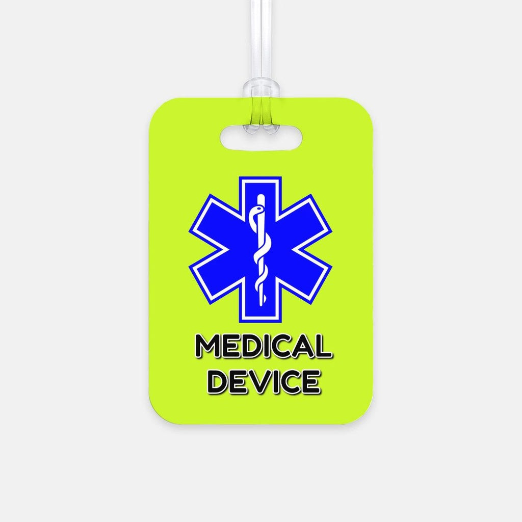 Medical Device Luggage Tag