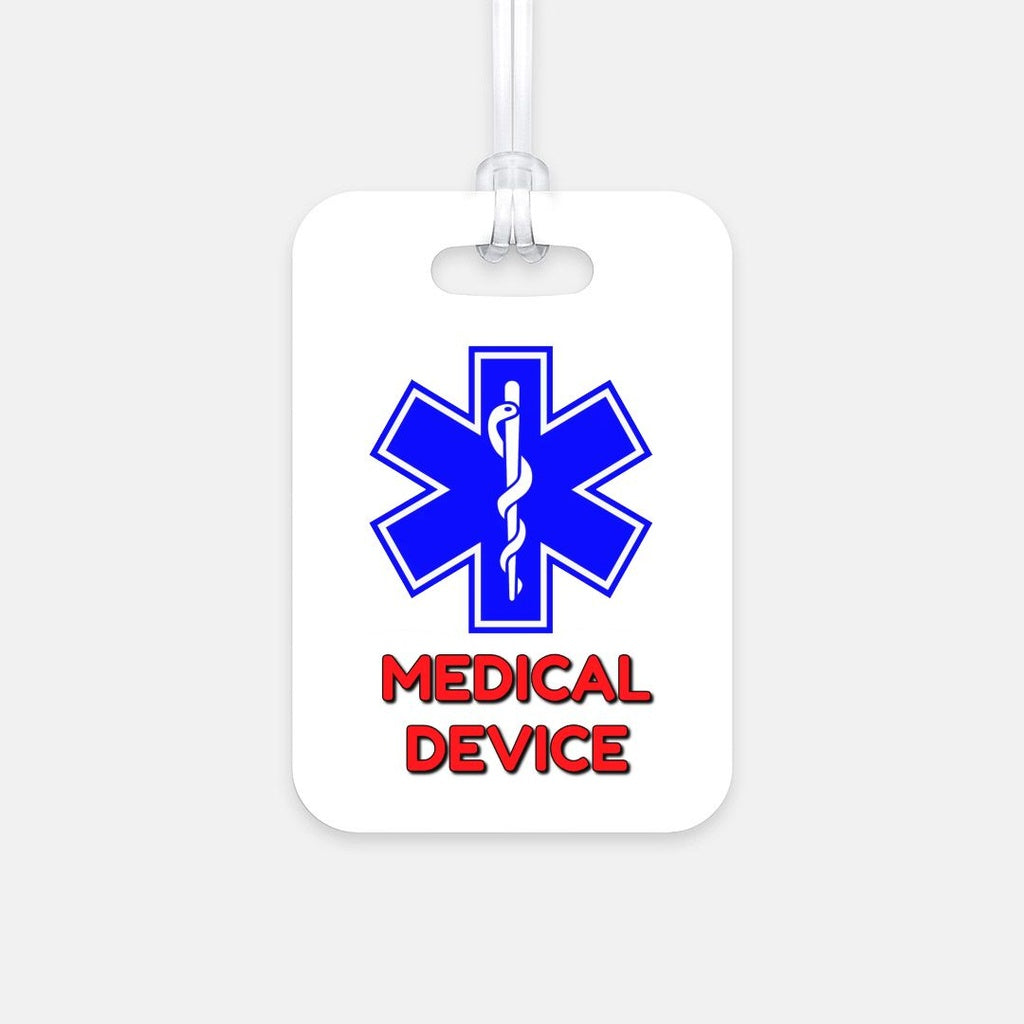 Medical Device Luggage Tag