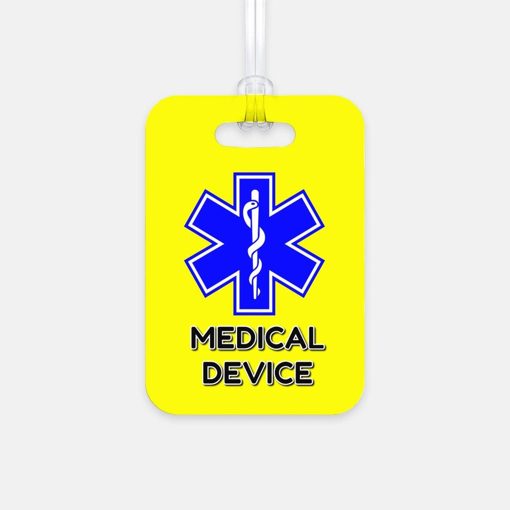 Medical Device Luggage Tag