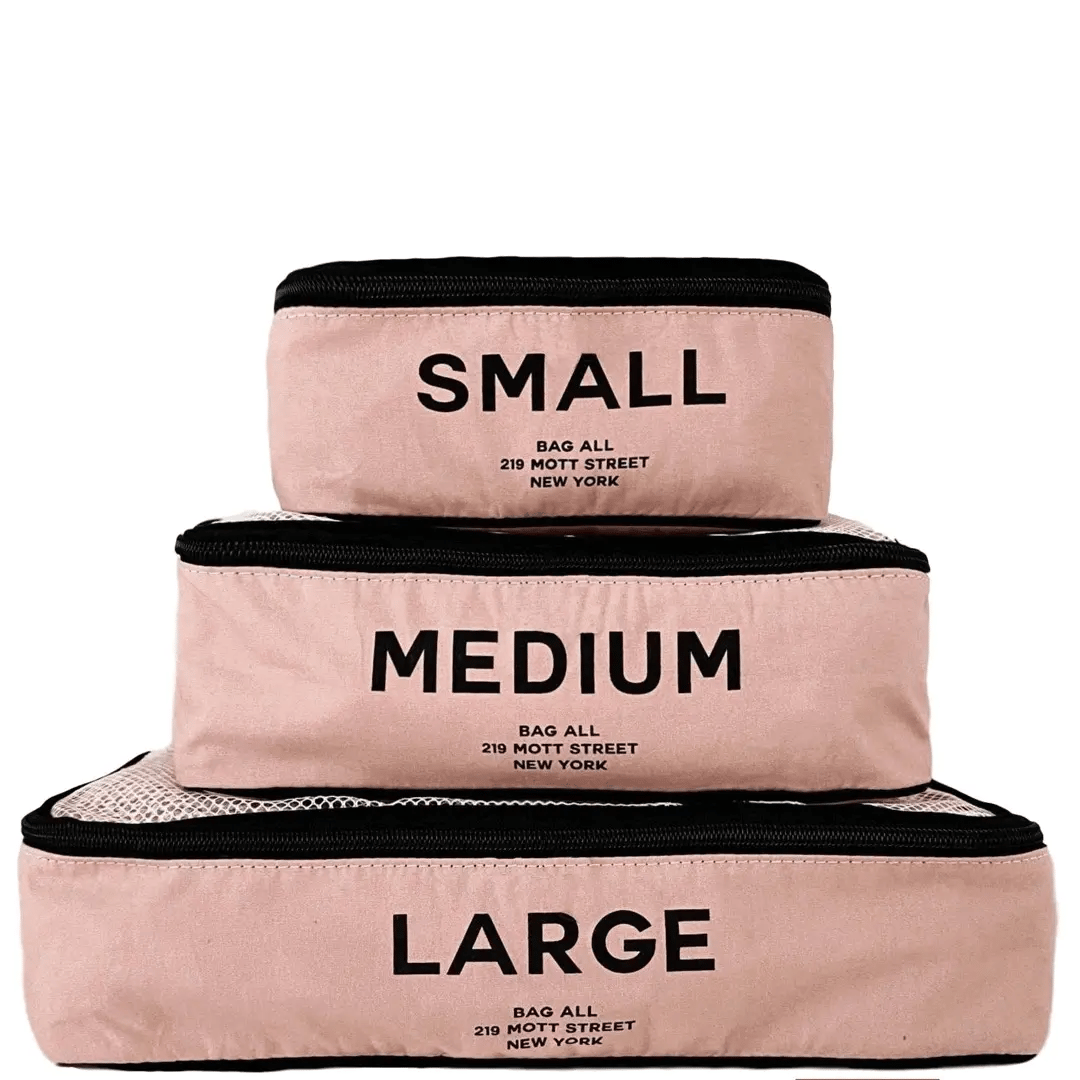 Best Packing Cubes, 3-pack Pink/Blush