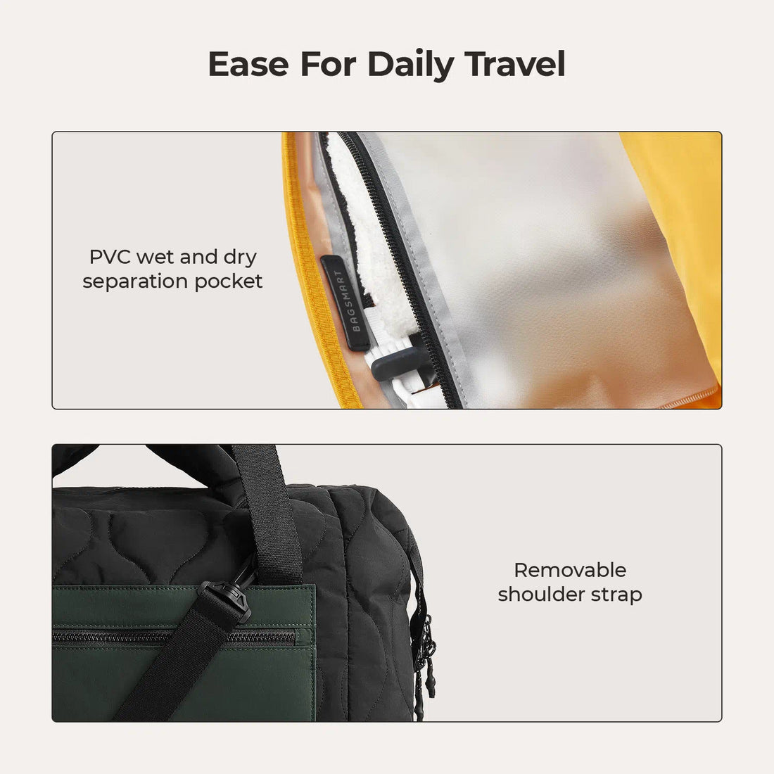 Paz 34L Duffle by Bagsmart