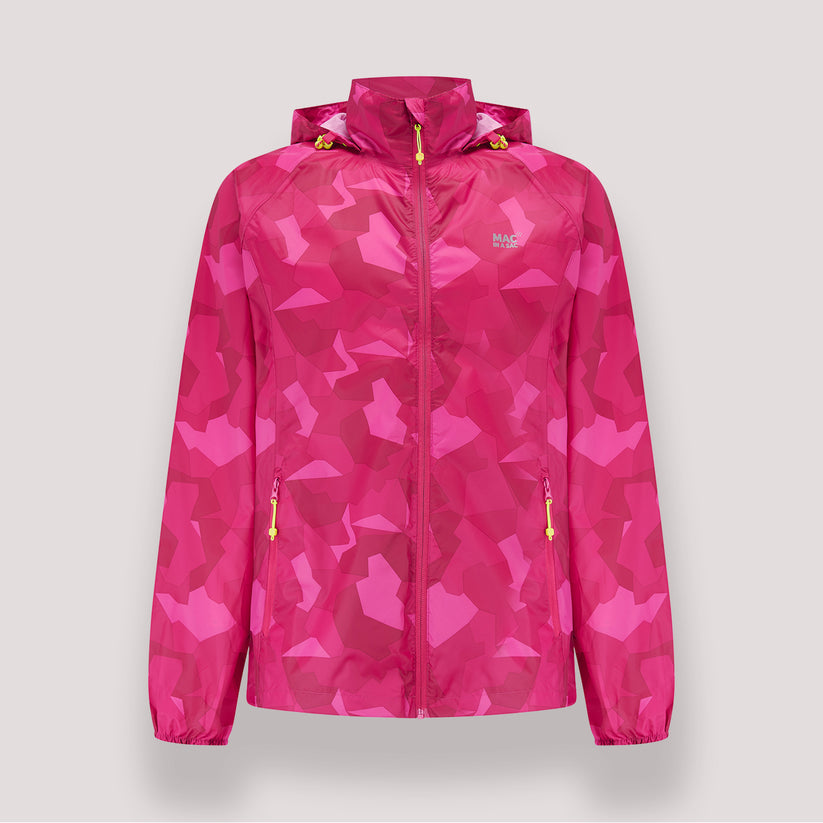 Pink Camo Mac-In-A -Sac Origin II Rain Coat