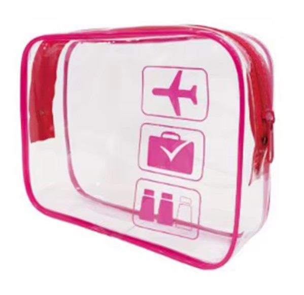 TSA 3-1-1 Approved Toiletry Bag Clear Toiletry Bag- 1 Qt.