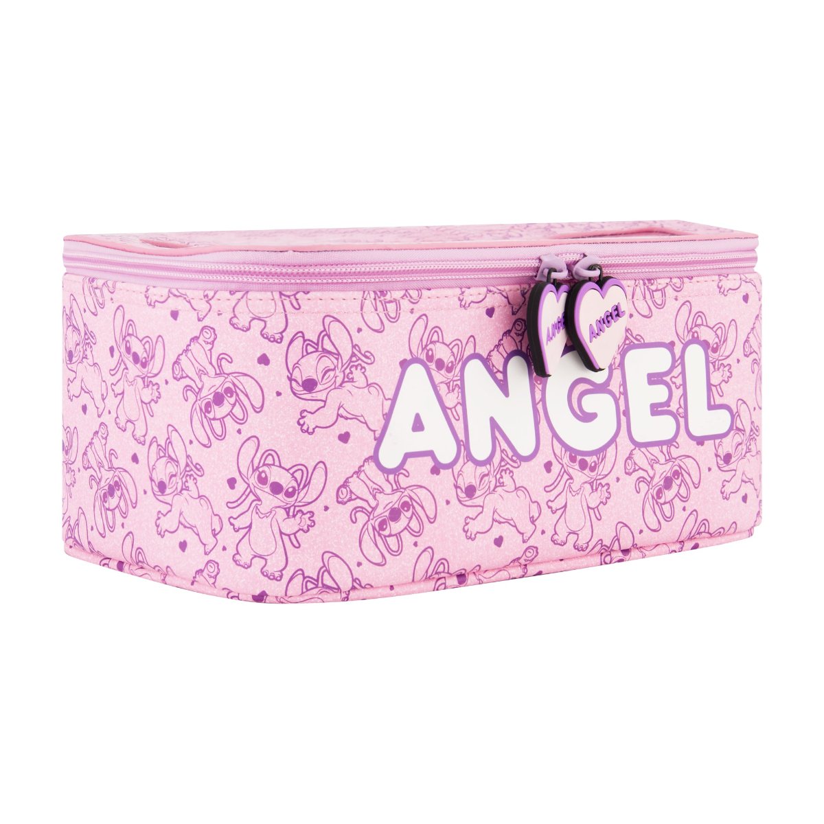 Disney Lilo & Stitch Angel 2-Piece Travel Cosmetic Case Set
