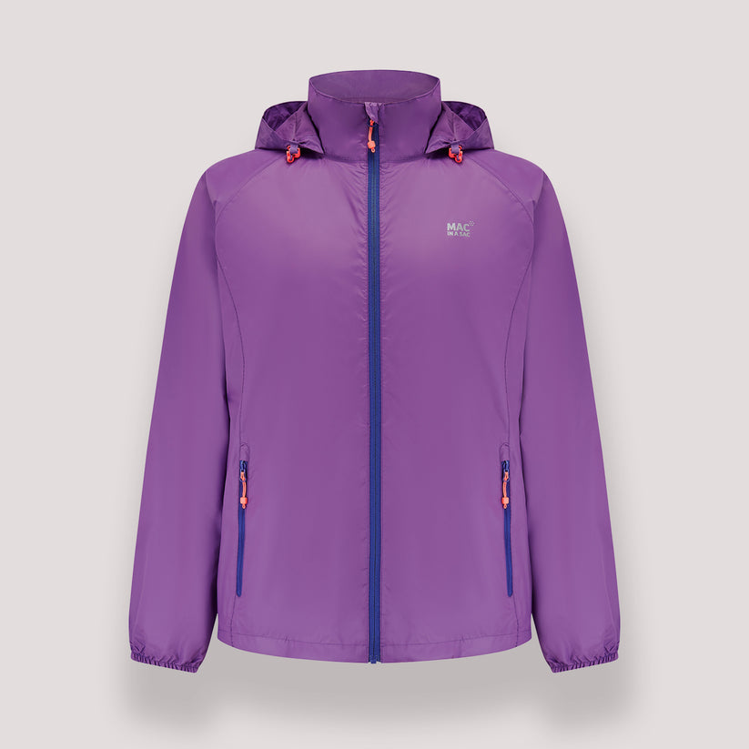 Purple/Navy ( Closeout Color Combination) Mac-In-A -Sac Origin II Rain Coat