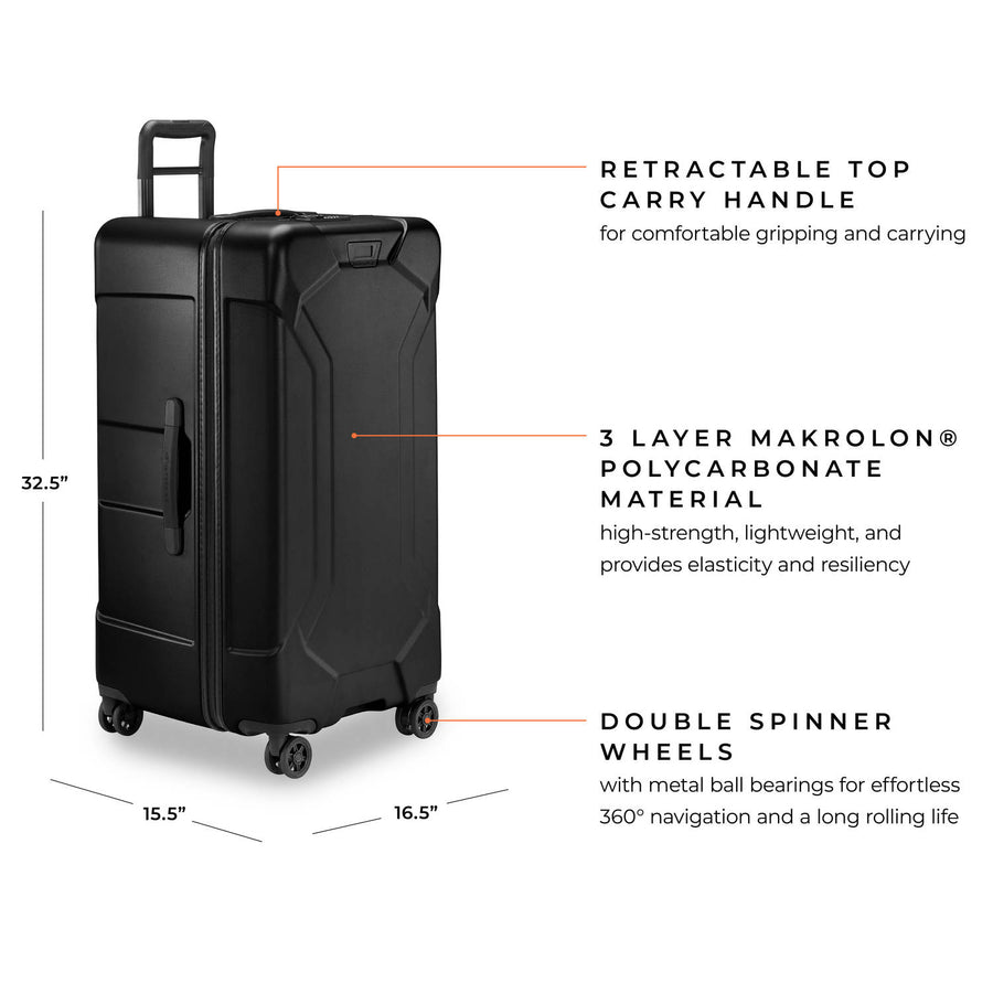 TORQ Extra Large Hardside Trunk Spinner, QUT232SP