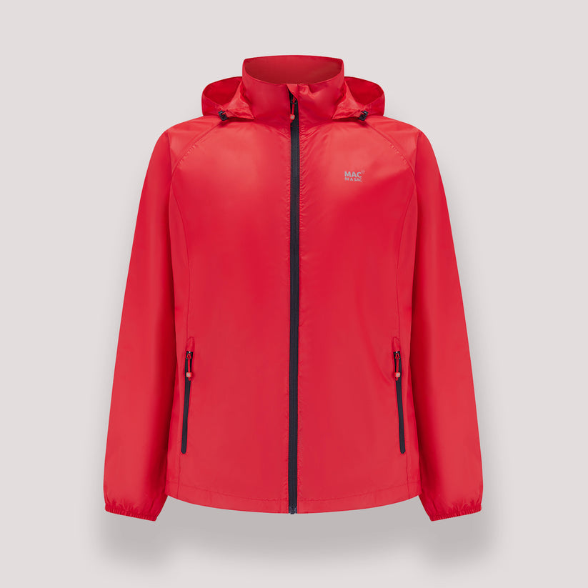 Red Mac-In-A -Sac Origin II Rain Coat