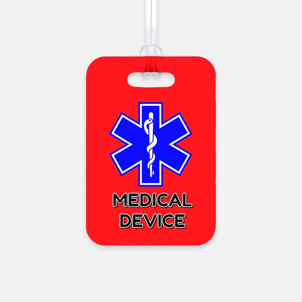 Medical Device Luggage Tag