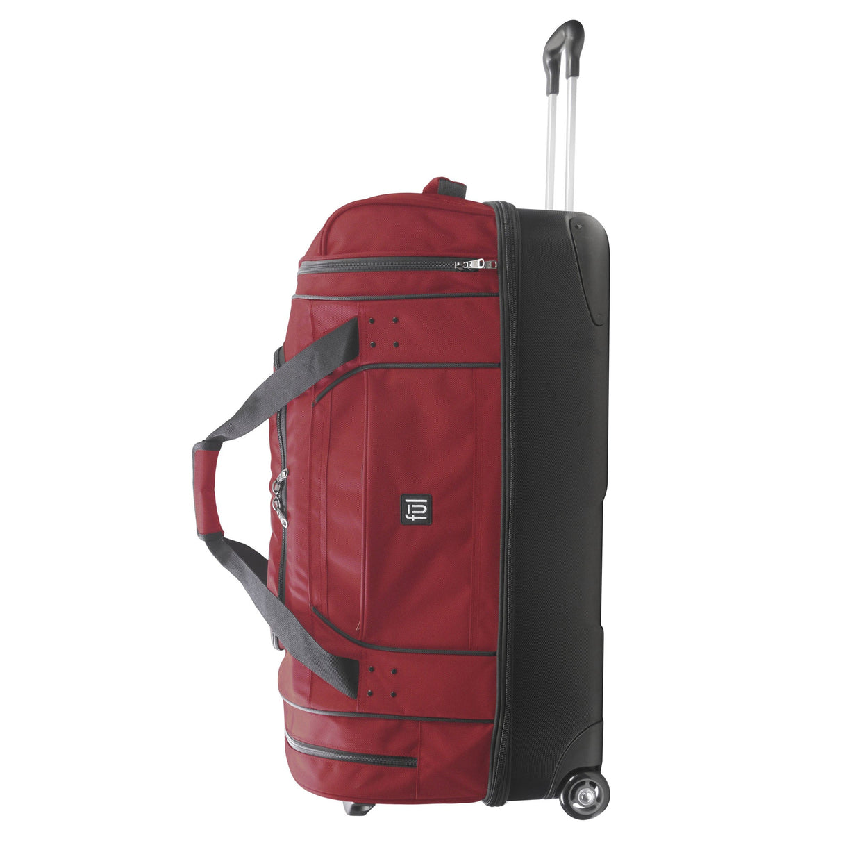 Workhorse 30" Split Level Dark Red FŪL Rolling Duffle Bag