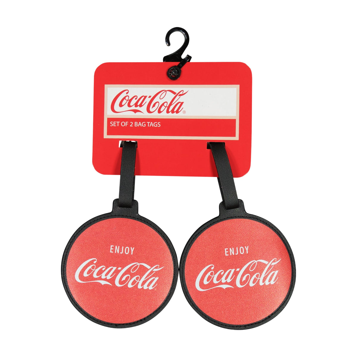 Coca-Cola Circle Luggage Tag 2-Piece Set