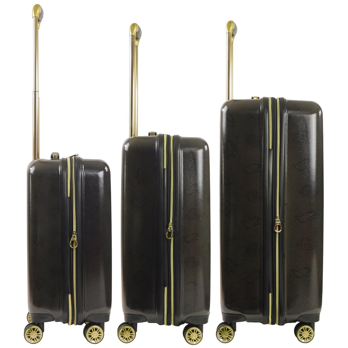 Harry Potter Hogwarts Express Juego de maletas de 3 piezas negro