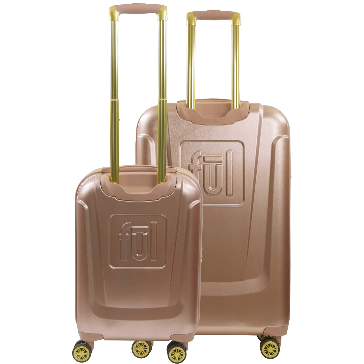Disney Mickey Mouse Rolling Suitcases 2 Piece Set Rose Gold
