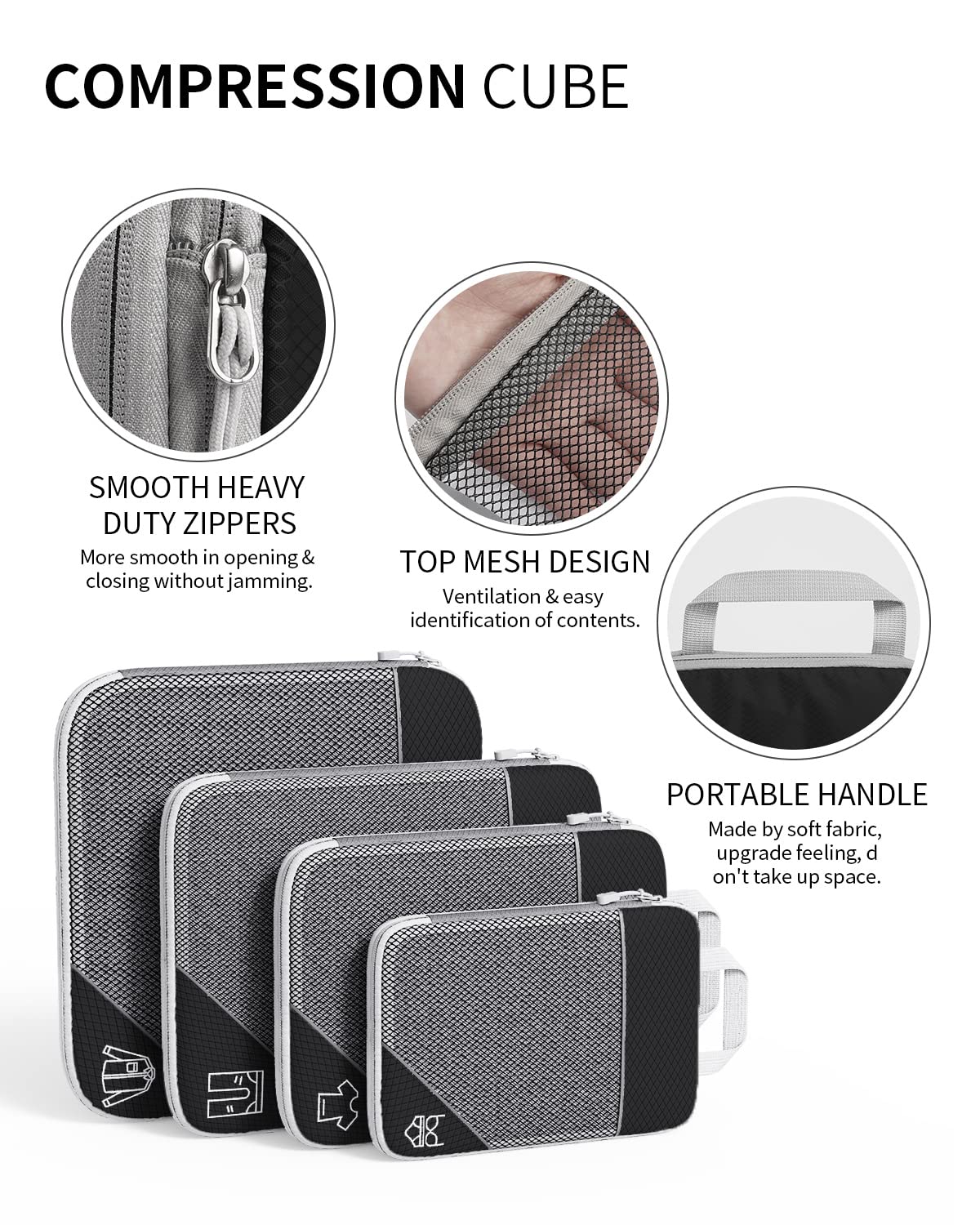 Juego de cubos de embalaje de 3 piezas