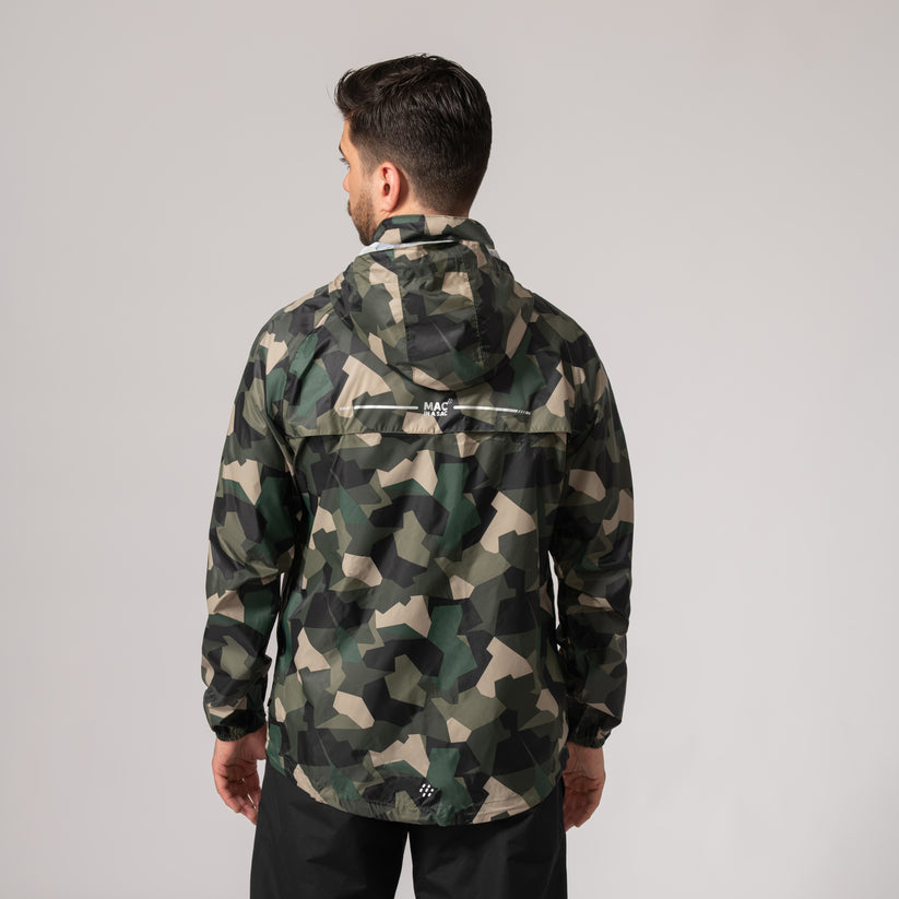 Green Camo Mac-In-A -Sac Origin II Rain Coat