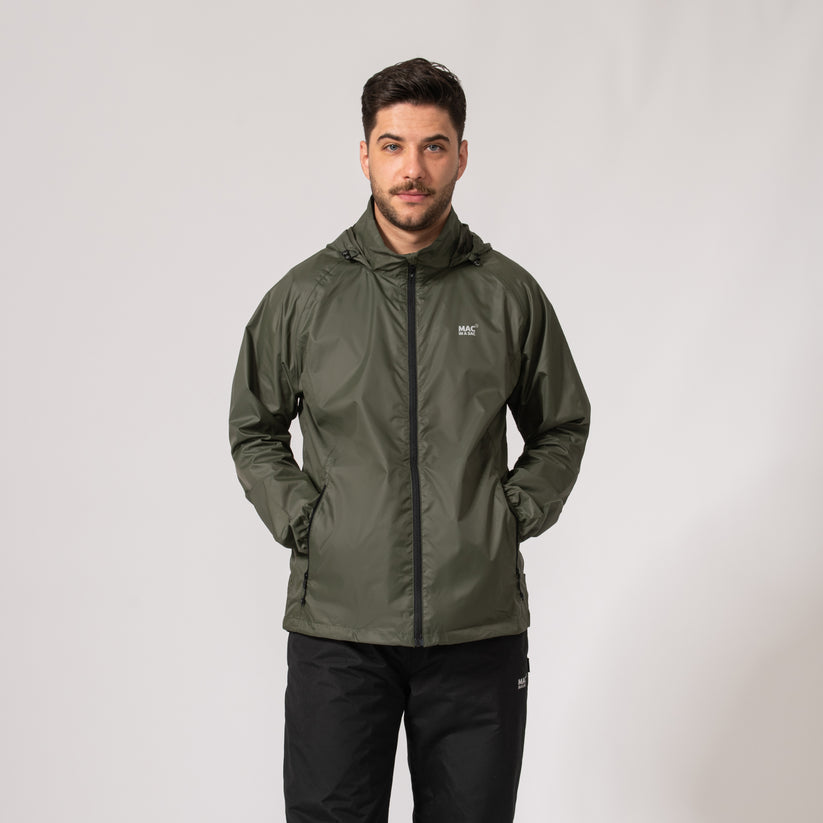 Khaki Mac-In-A -Sac Origin II Rain Coat