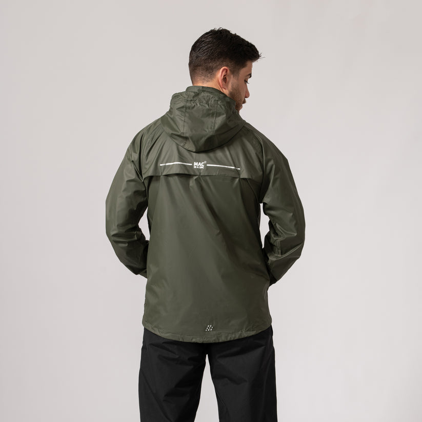 Khaki Mac-In-A -Sac Origin II Rain Coat