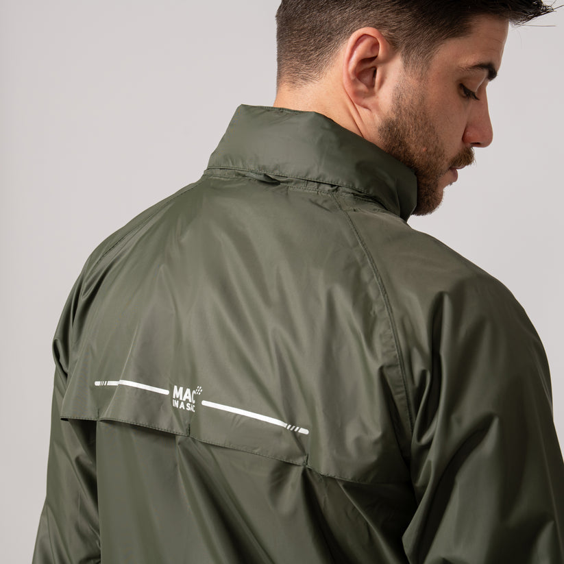 Khaki Mac-In-A -Sac Origin II Rain Coat