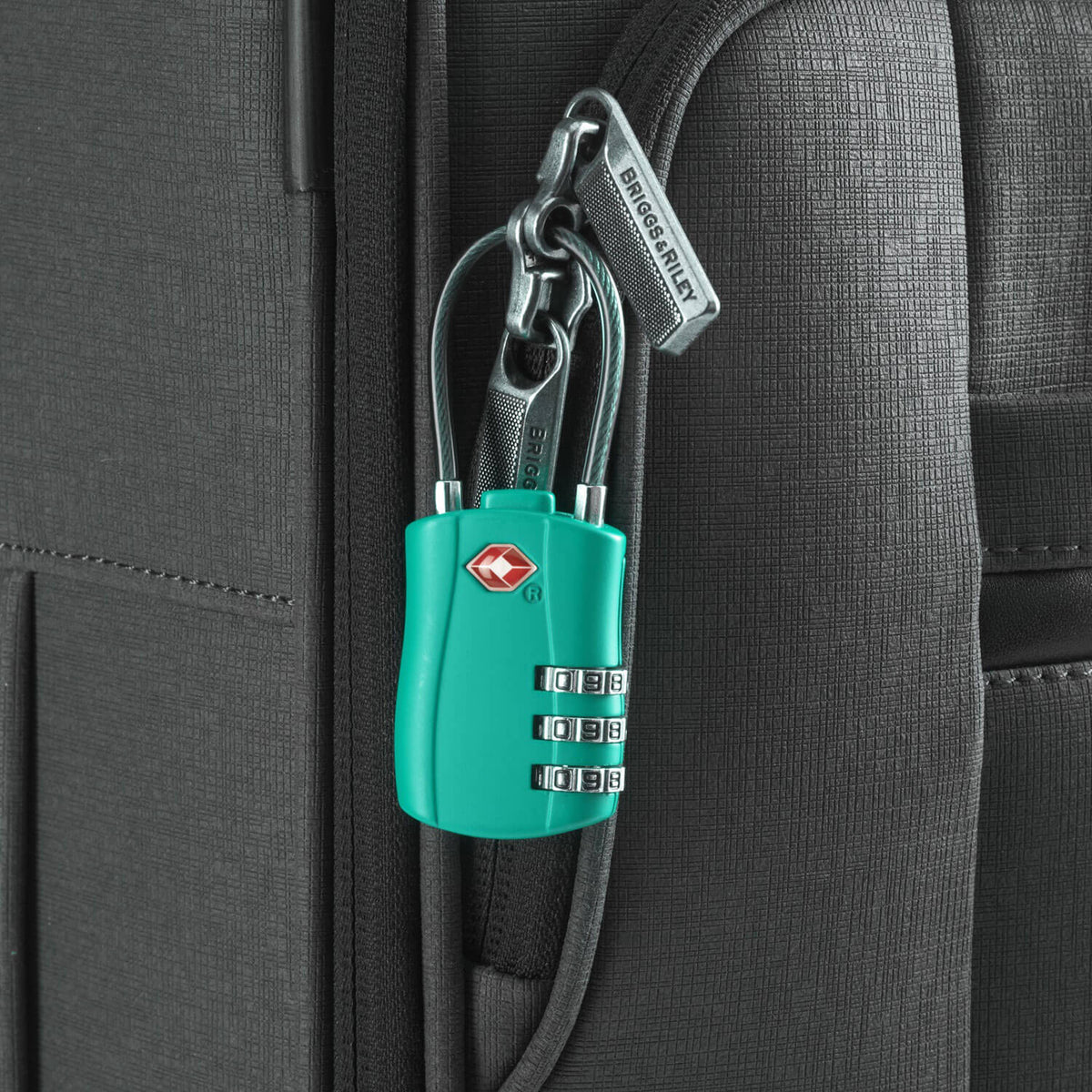 TSA Accepted Combination Cable Lock, Teal by Talus