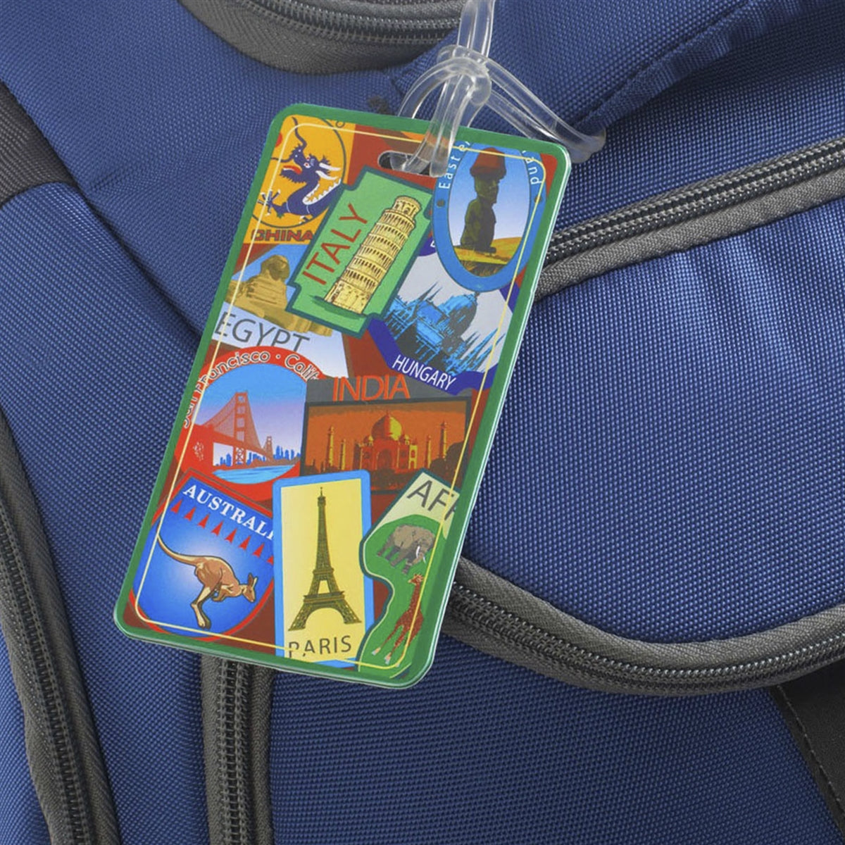 Vintage Traveler Luggage Tags-Stickers