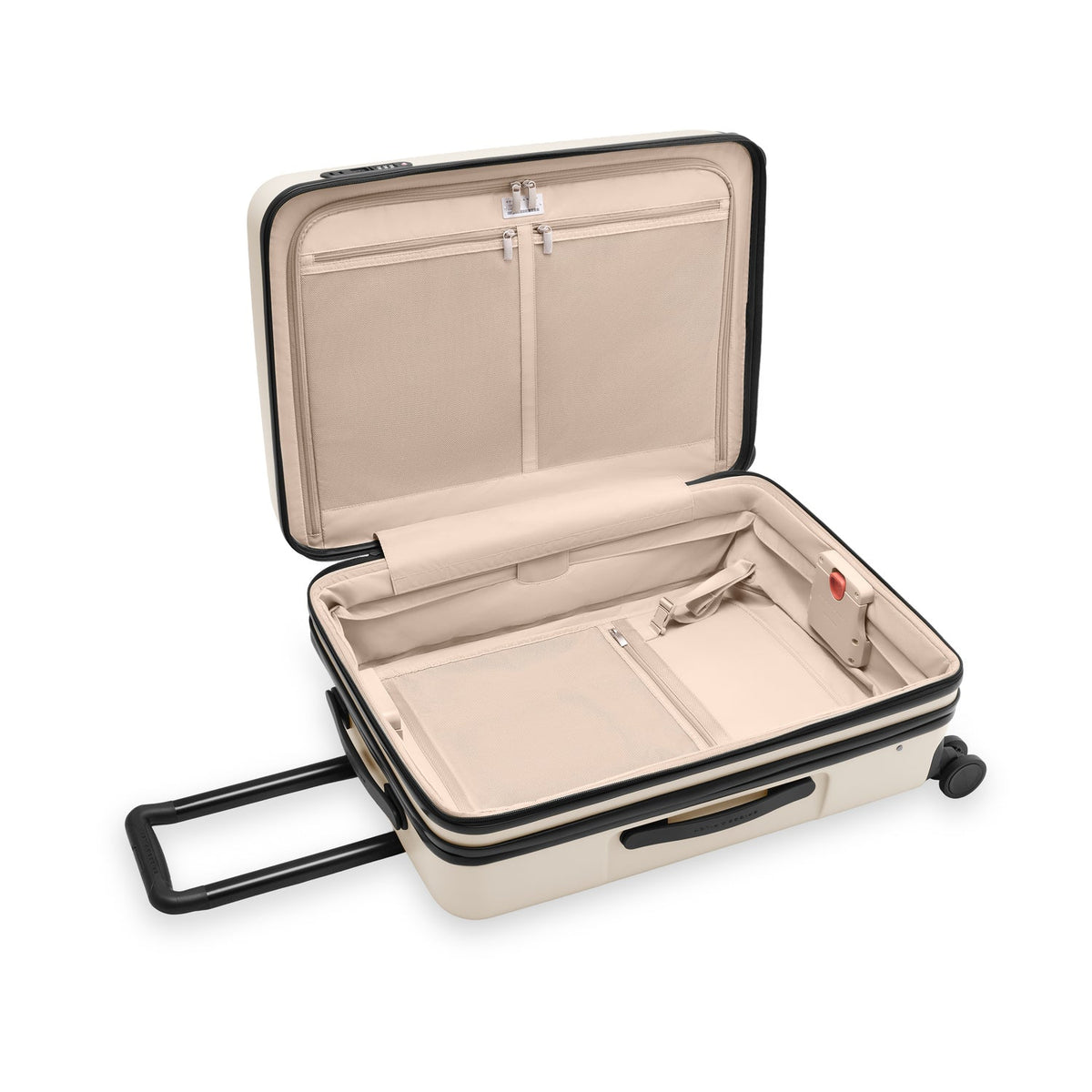 Briggs & Riley Sympatico Medium Checked Expandable Spinner in Ivory