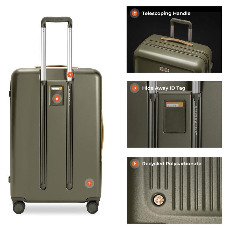 Sympatico 3.0 Large Checked Expandable Spinner, SU330CXSP