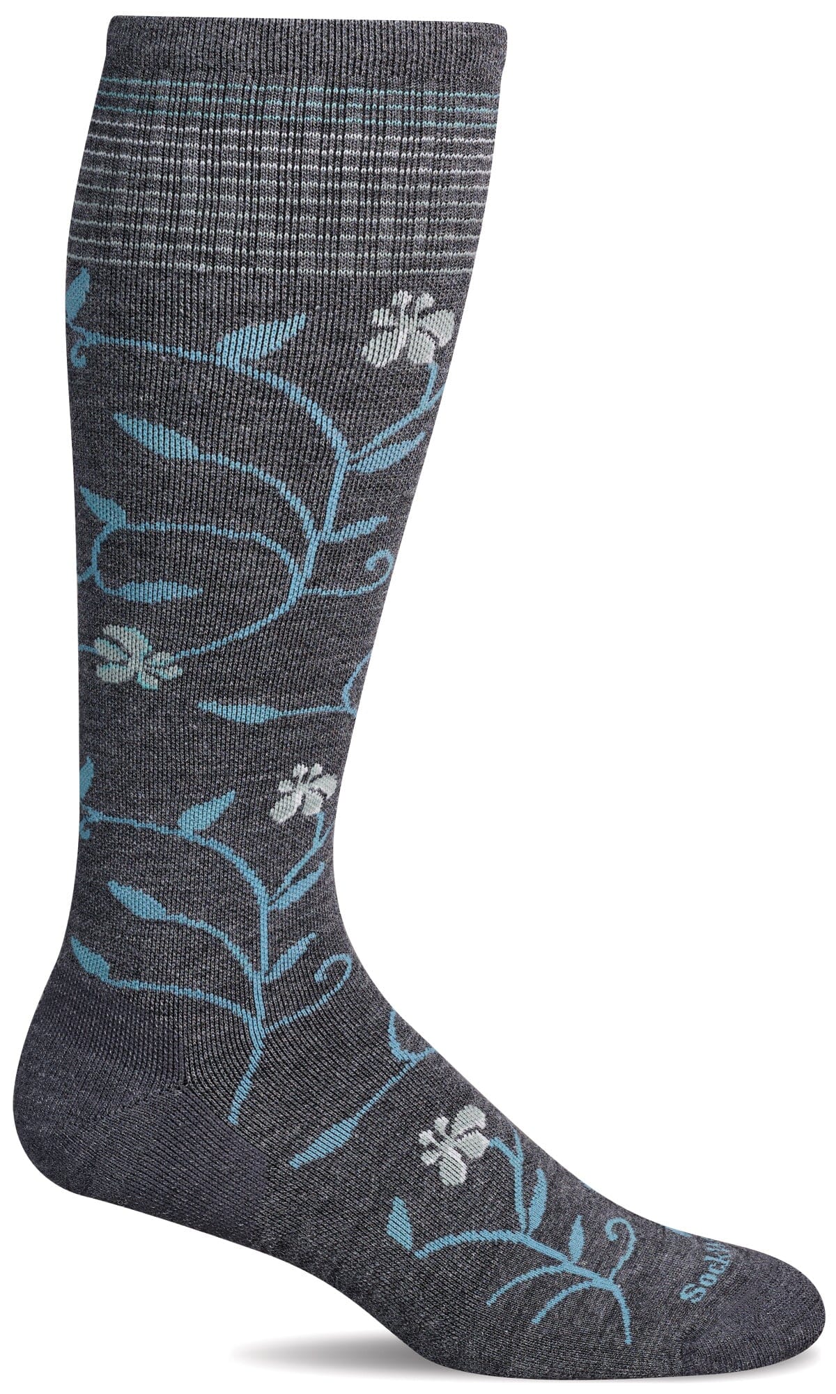 Women's Full Sun | Moderate Graduated Compression Socks | Wide Calf Fit by Sockwell