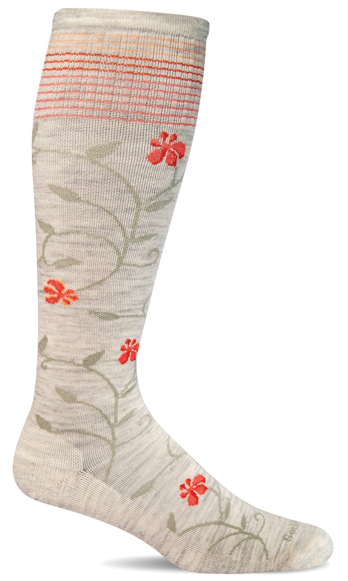 Women's Full Sun | Moderate Graduated Compression Socks | Wide Calf Fit by Sockwell