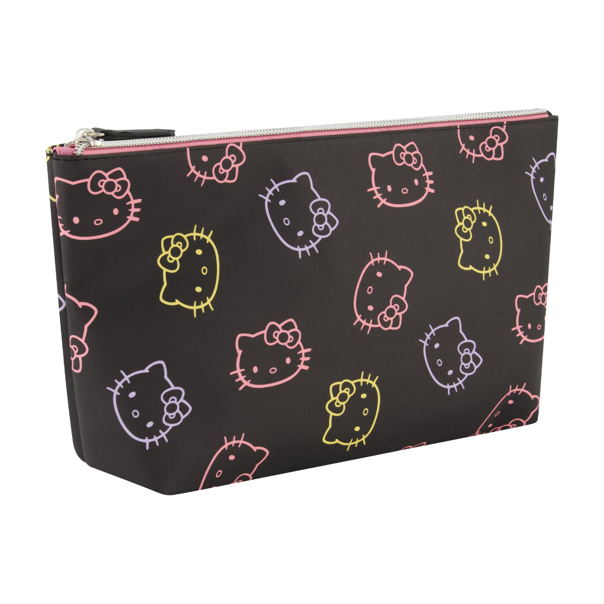 Sanrio Hello Kitty Faces Black Cosmetic Bag