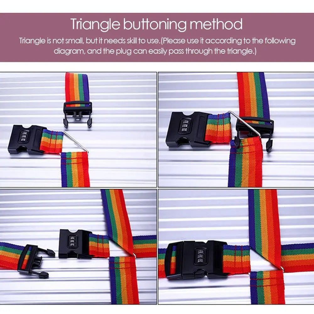 Correas cruzadas para equipaje con bloqueo