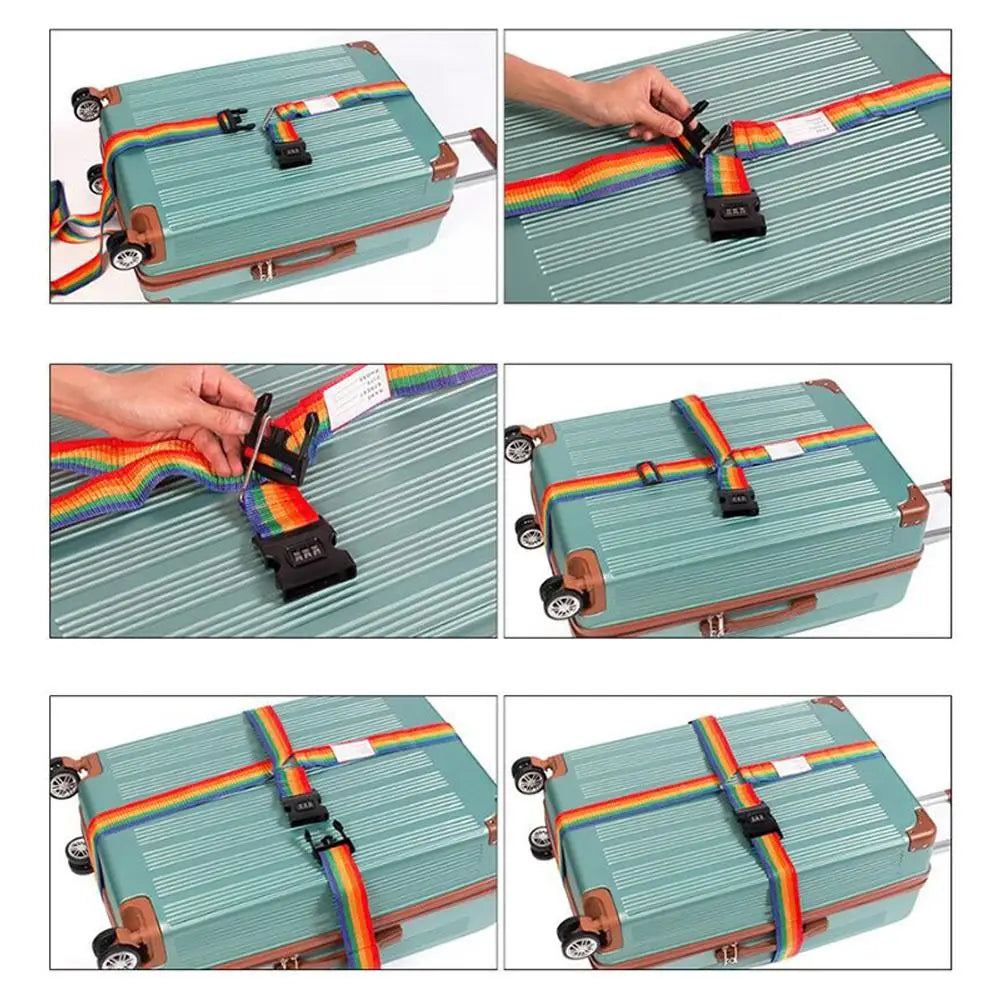 Correas cruzadas para equipaje con bloqueo