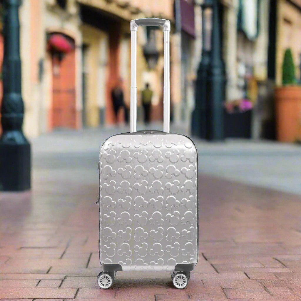 Disney Ful Mickey Mouse Icon All Over 3D Molded 22.5" Carry-on Luggage