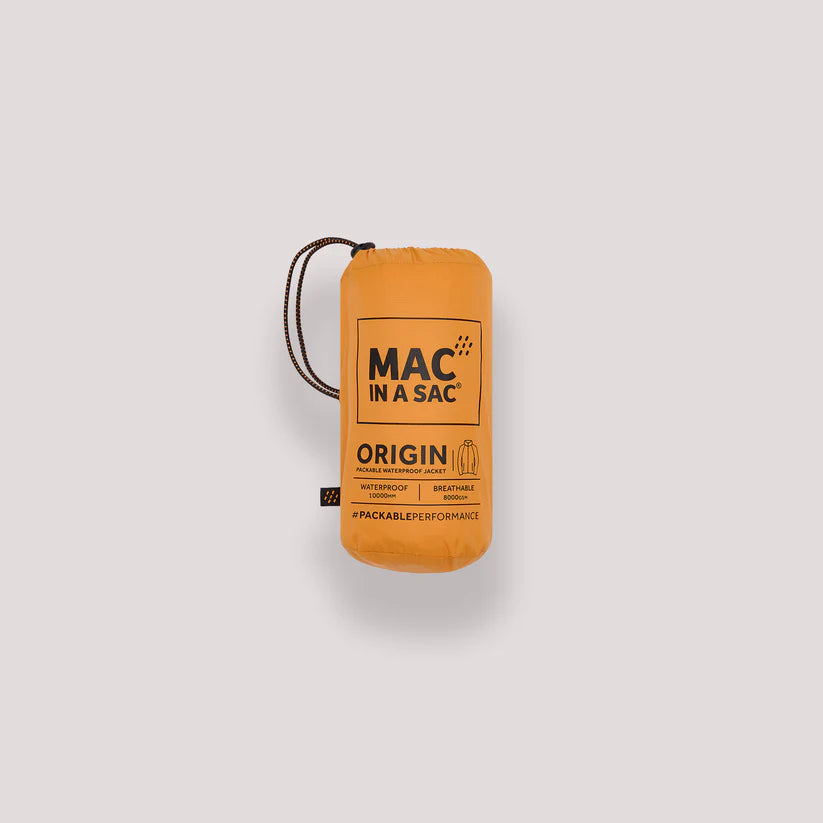 Soft Orange Mac-In-A -Sac Origin II Rain Coat