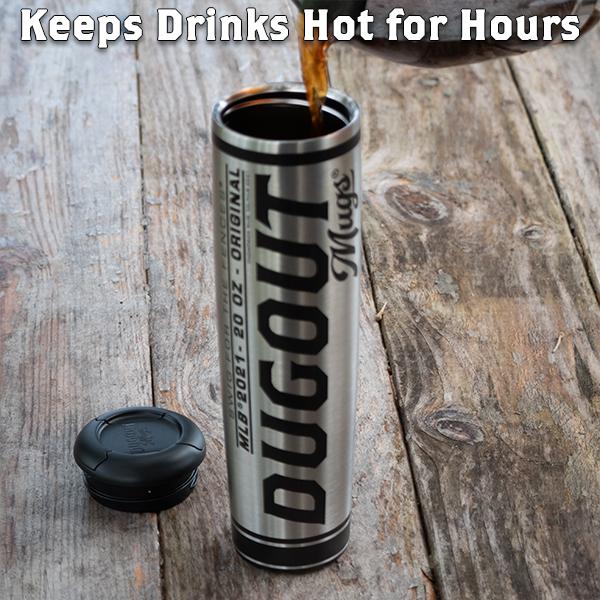Milwaukee Brewers Dugout Mug® | Stainless Steel Baseball Bat Mug
