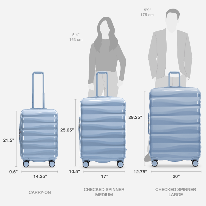 Edinburgh II 3 Piece Luggage Set