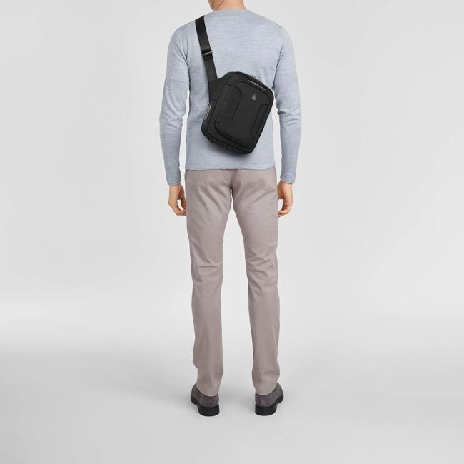 Werks Traveler 7.0 Crossbody Bag with Tablet Compartment by Victorinox, Compact Organizer